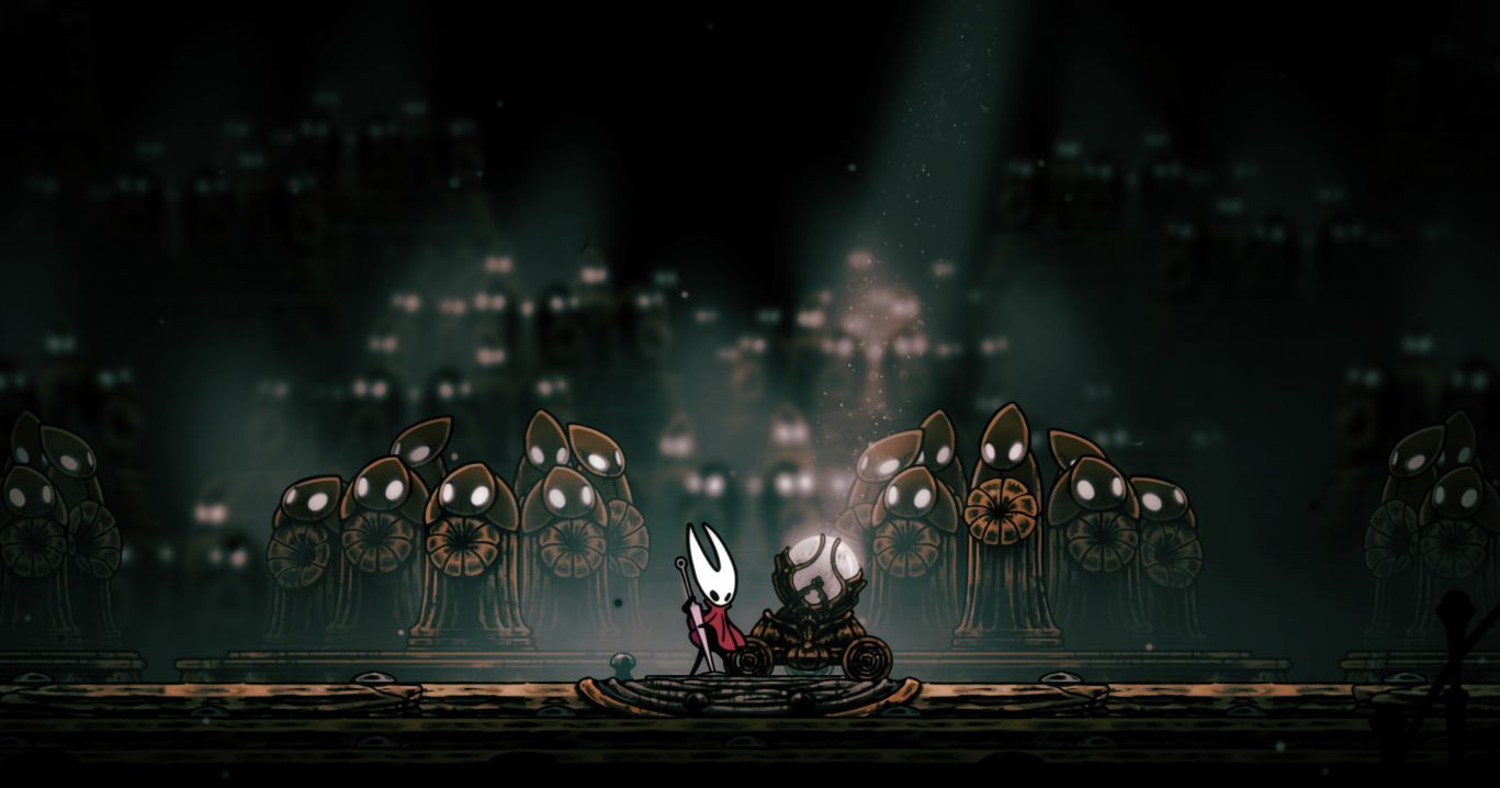 Pictured : Hornet playing MSG. (Credit : Team Cherry)